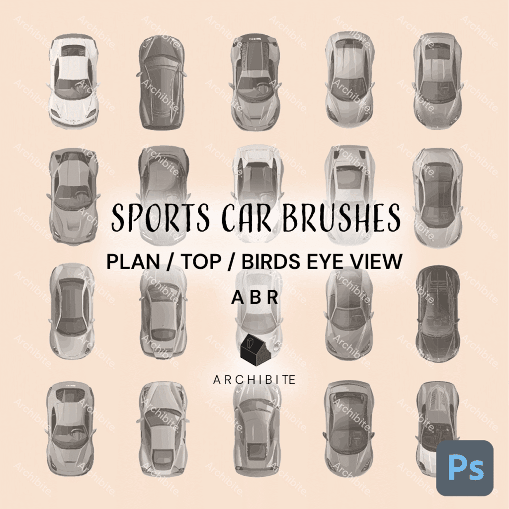 Photoshop Brushes Sports Cars Plan
