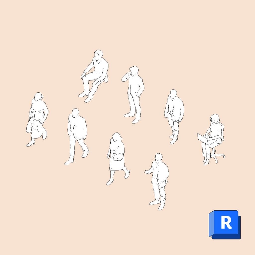 Revit Entourage Business People Simple