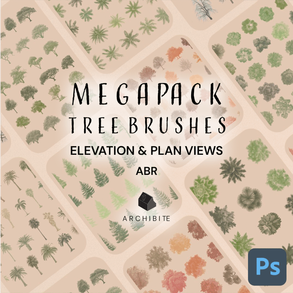 Photoshop Brush Trees Megapack