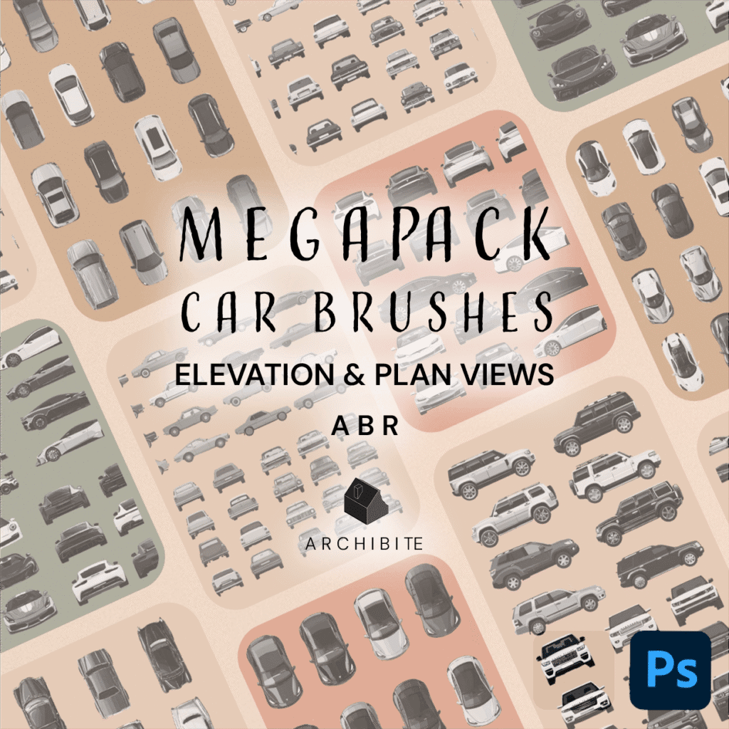 Photoshop Brush Cars Megapack