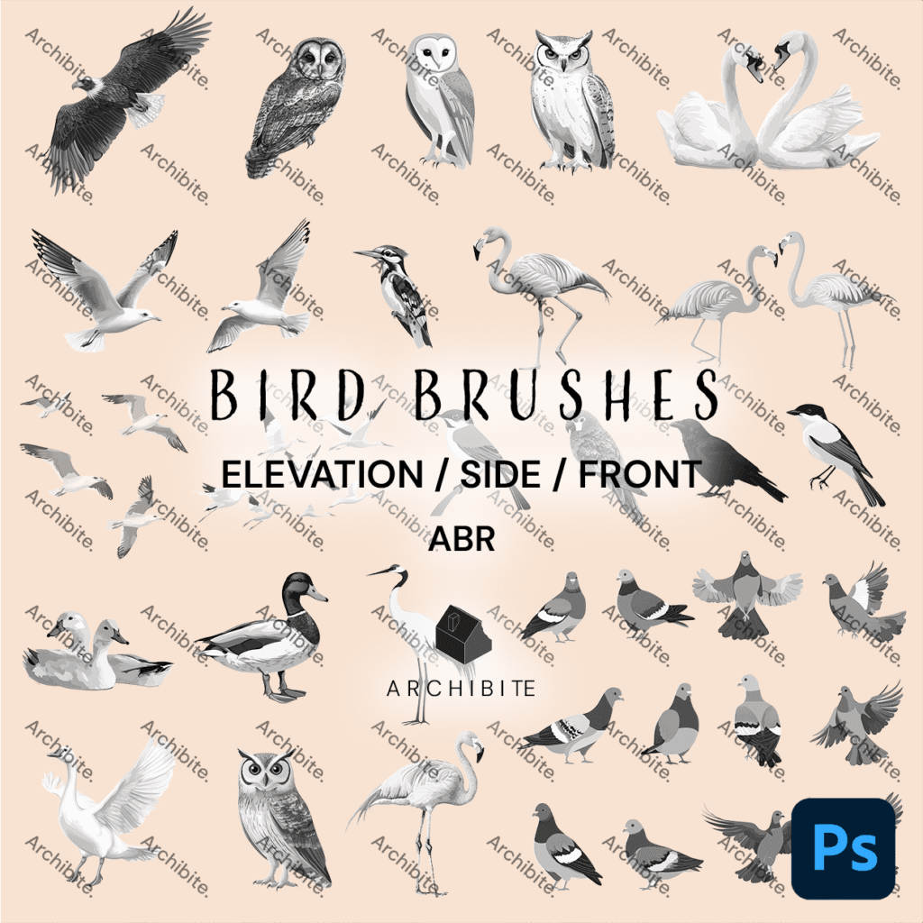Photoshop Brushes Elevation Birds